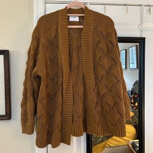 Old Navy Women's Tan Cardigan Sweater
